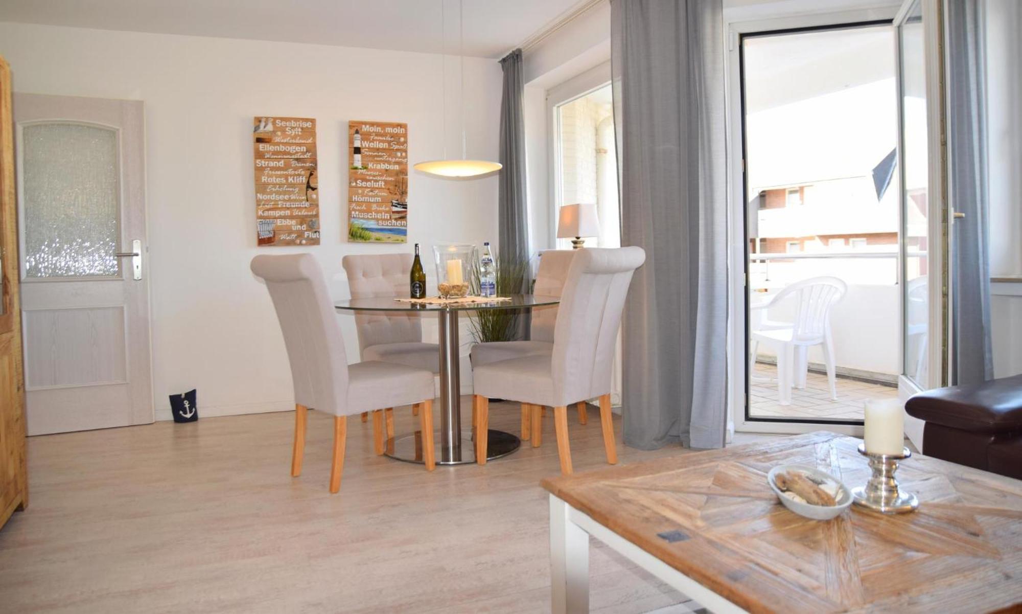 App Seebrise In Westerland Mit Balkon Am Strand Inkl Parkplatz Bagian luar foto