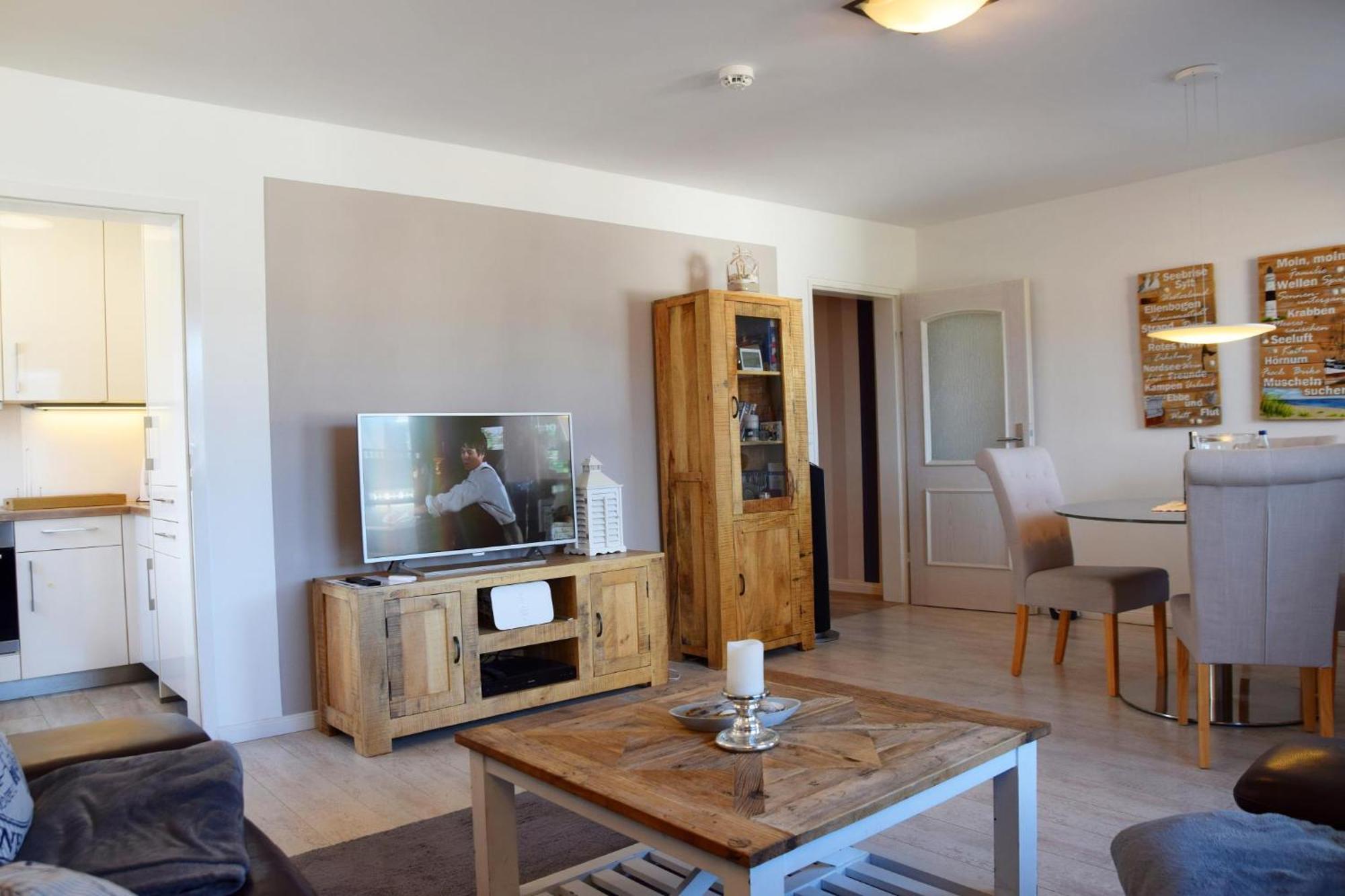 App Seebrise In Westerland Mit Balkon Am Strand Inkl Parkplatz Bagian luar foto